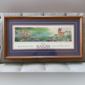 WALT DISNEY'S BAMBI: PROMOTIONAL POSTER Professionally Framed